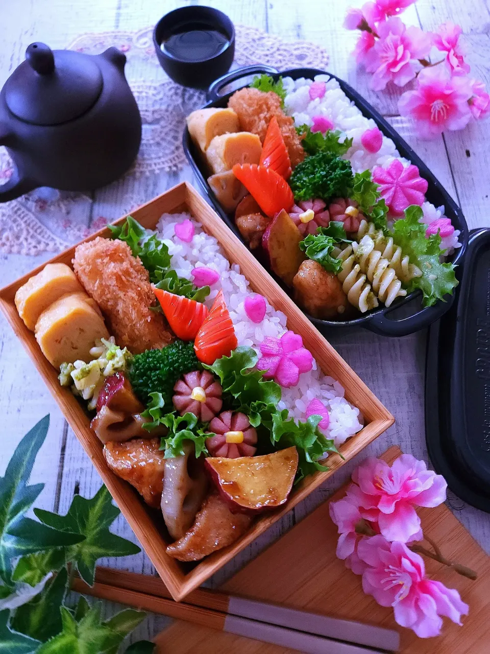 Snapdishの料理写真:ささみと根菜の甘酢炒め弁当|sugar beansさん