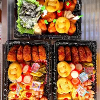 Snapdishの料理写真:4/6 ピクニックのお弁当|たぐりさん