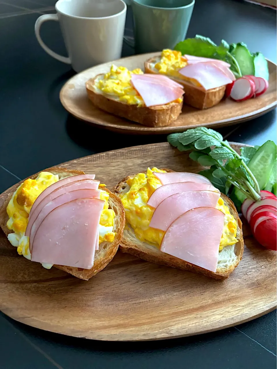 休日の朝ご飯|チーのベーカリーチャンネルさん