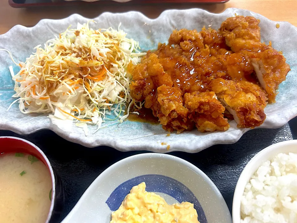 黒酢チキン南蛮定食|ぶりっとさん