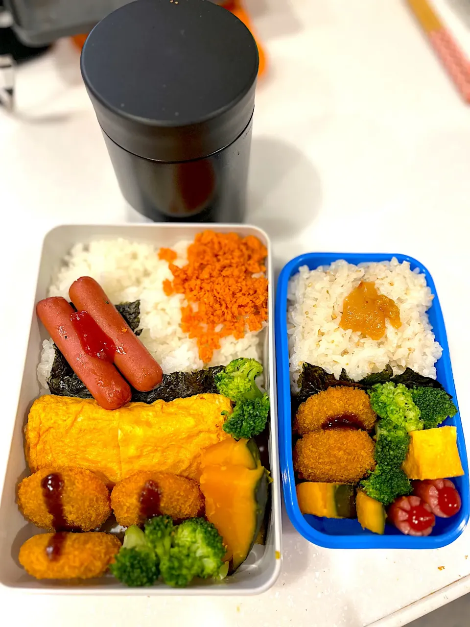 パパお弁当🍱息子お弁当🍱|みぃこさん