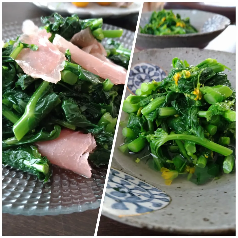 アッチさんの料理 菜の花のつゆだくおひたし|とだともさん