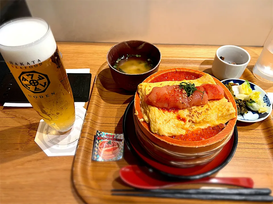 うお田  明太いくら玉子焼き丼|みなとさん