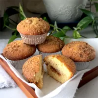 コーヒが入っていないのに
コーヒーケーキマフィン
Coffee Cake Muffins