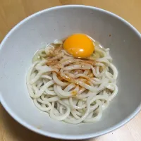 明太釜玉うどん| ばななさん