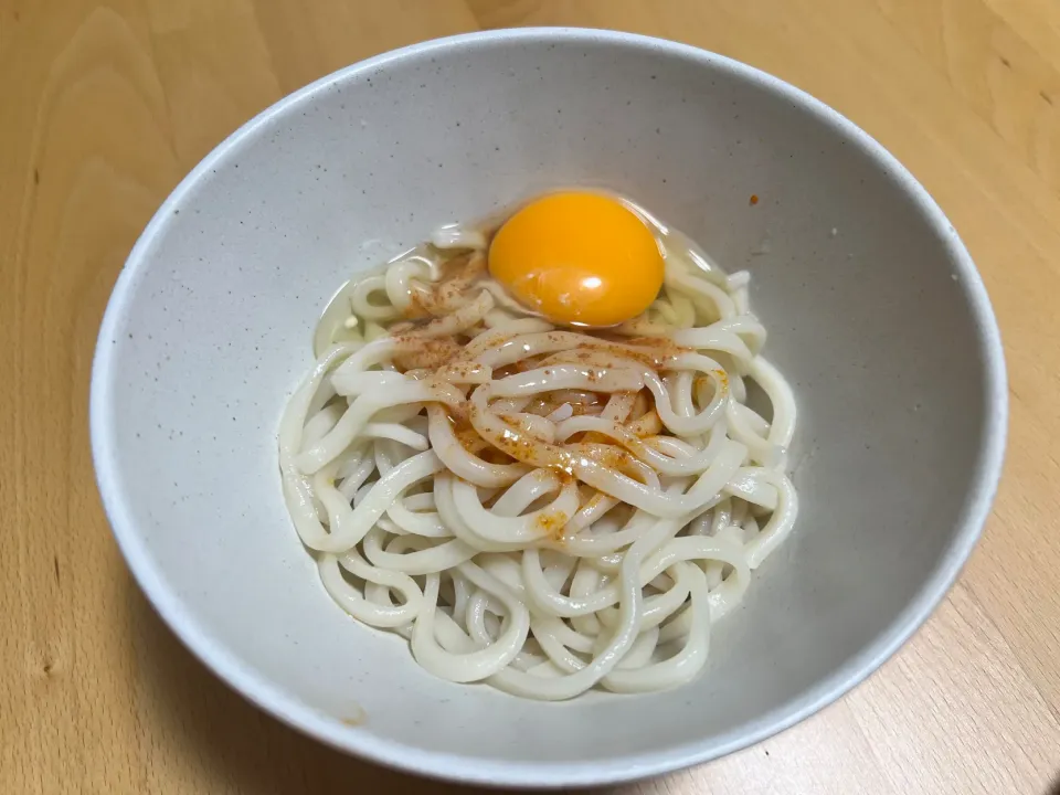 明太釜玉うどん|ばななさん