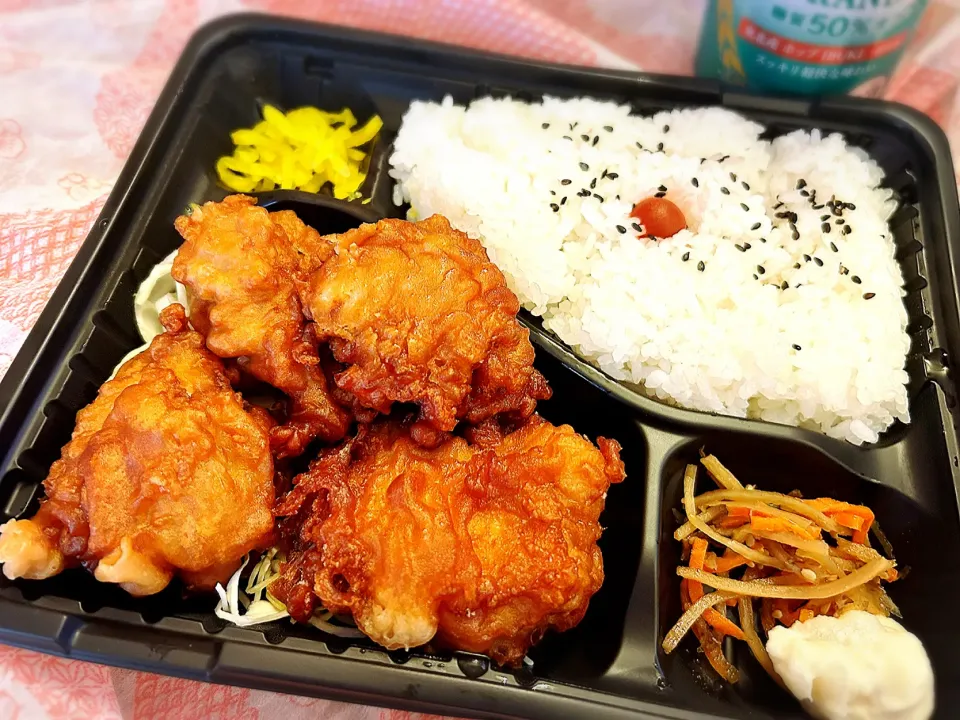 ぱっぷや唐揚げ弁当 ¥890|Blue Moon Caféさん