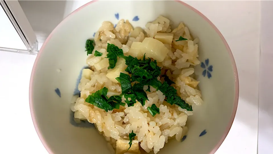 筍と芹のご飯|卍さん