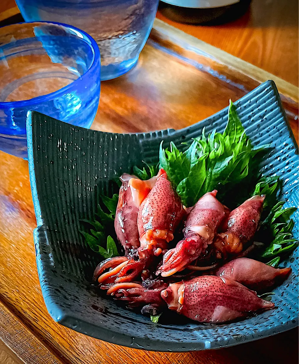 パパ氏さんの料理 ホタルイカの簡単で美味しい食べ方　いつも酢味噌やわさび醤油の方　是非お試しを|にゃんぺこさん