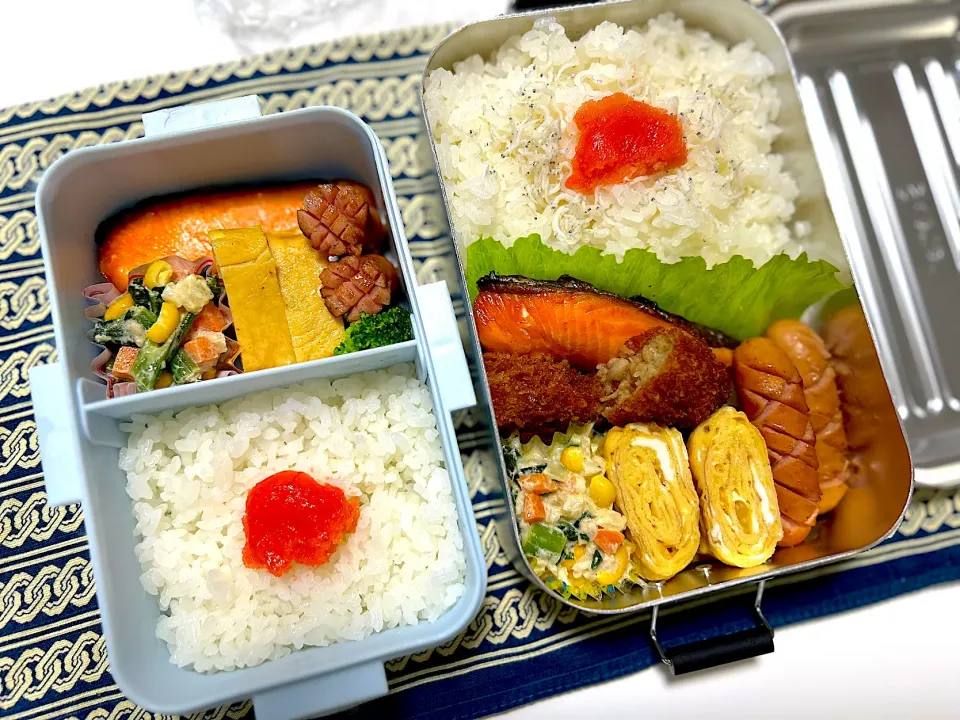 鮭たらこ弁当|ゆりえさん