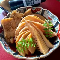 とんちんの料理 たけのこ煮物