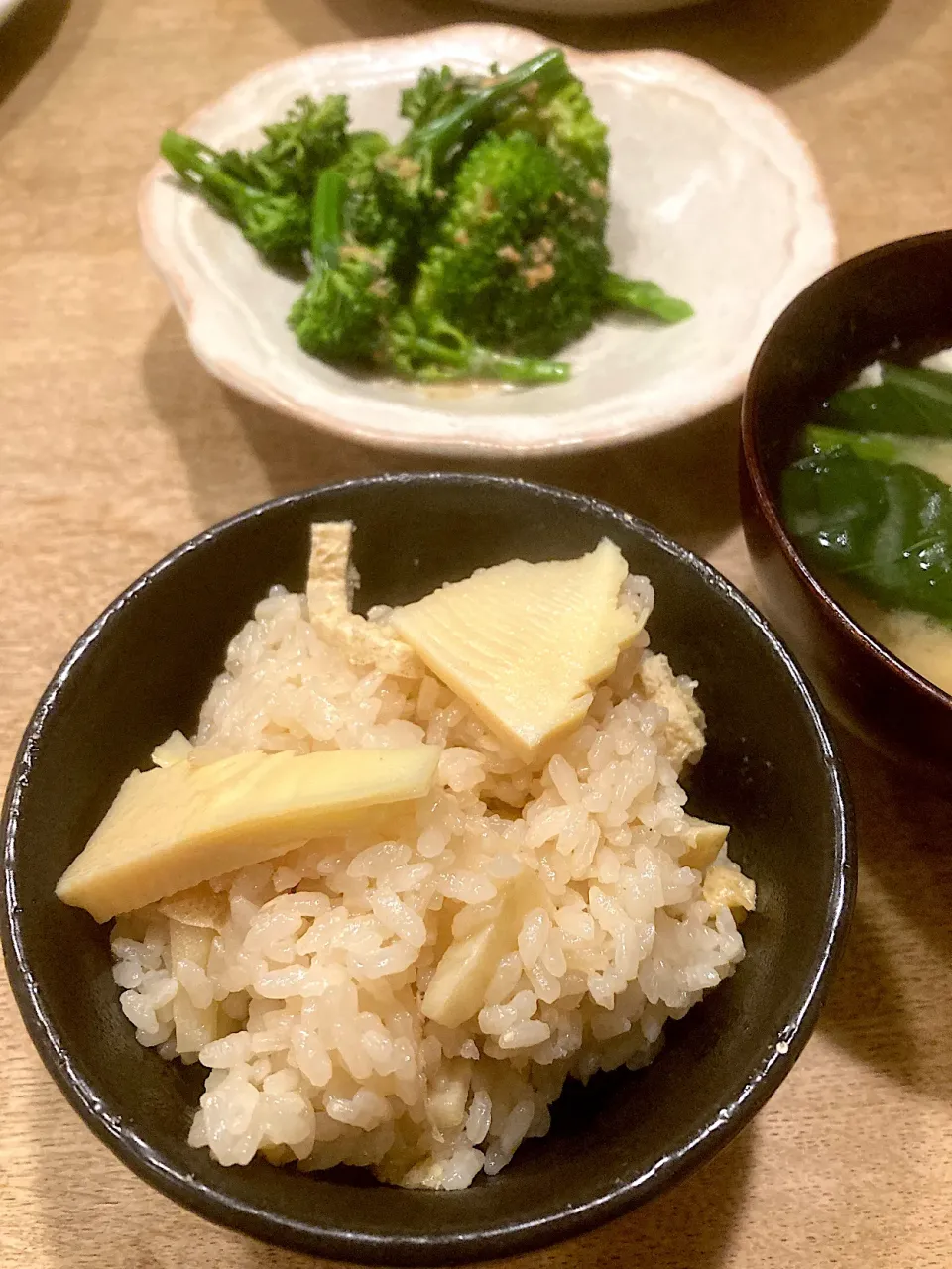 お家ご飯(筍ご飯)|おおもりの星さん