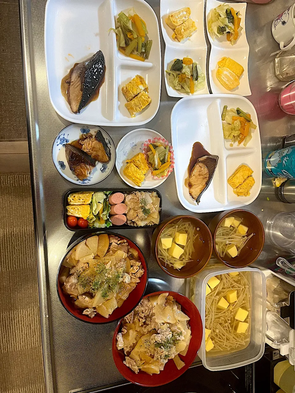 今日と明日の晩御飯と愛妻弁当☺️✨|モモ&ハーブmama🐰🐹🐢🐠❤️さん