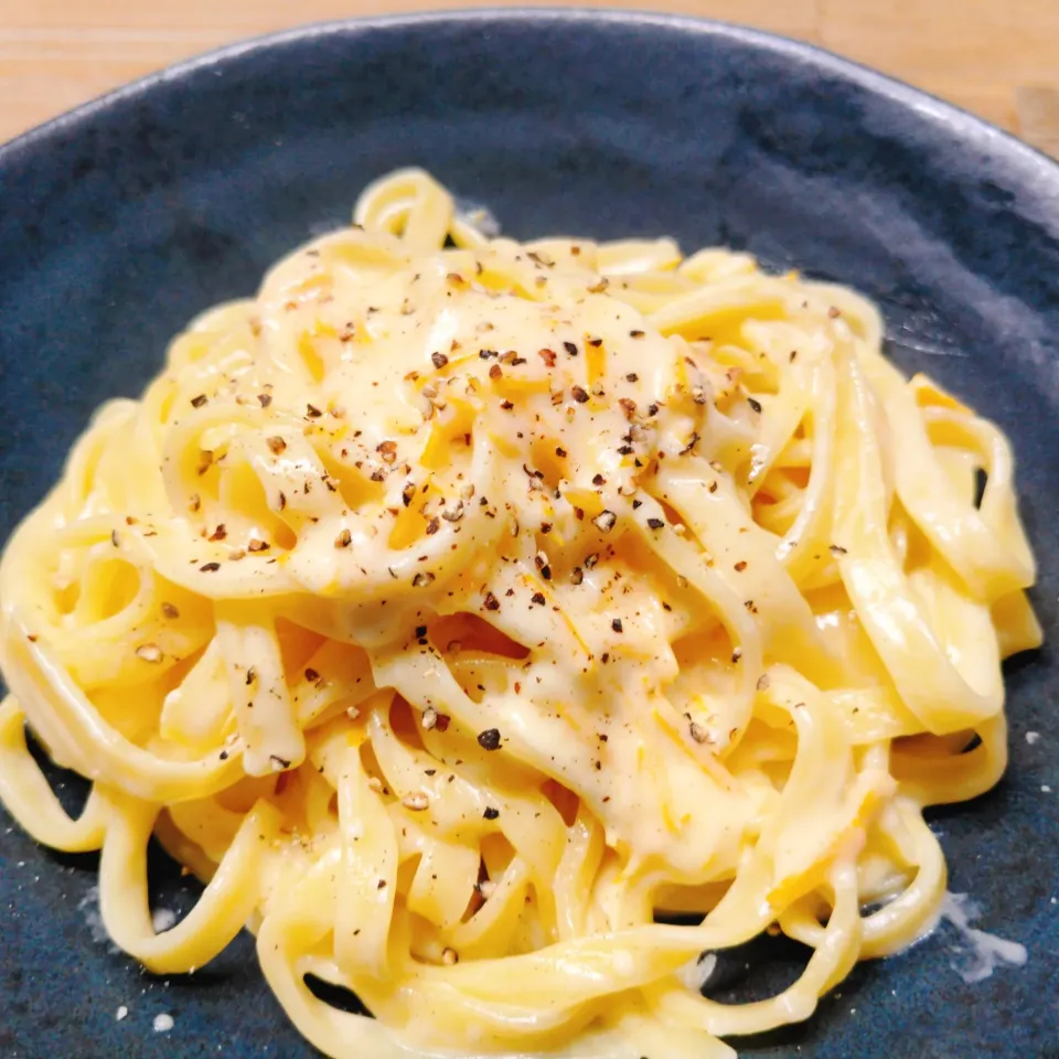 Snapdishの料理写真:レモンクリームパスタ|料理男子17歳さん