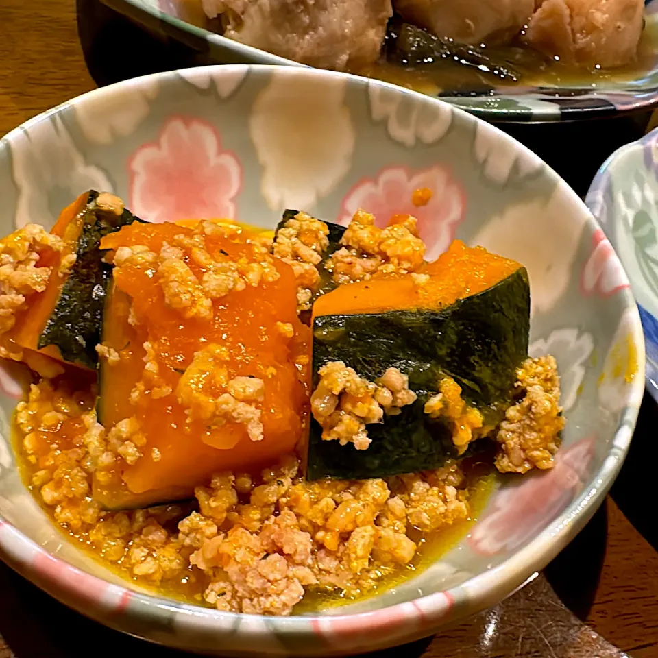 かぼちゃのそぼろ煮|124goさん