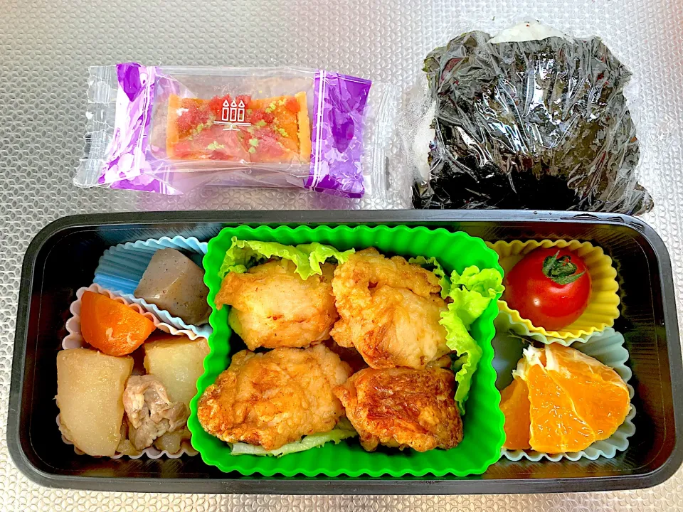 今日のお弁当🍊🍖🍙20240410|rococoさん