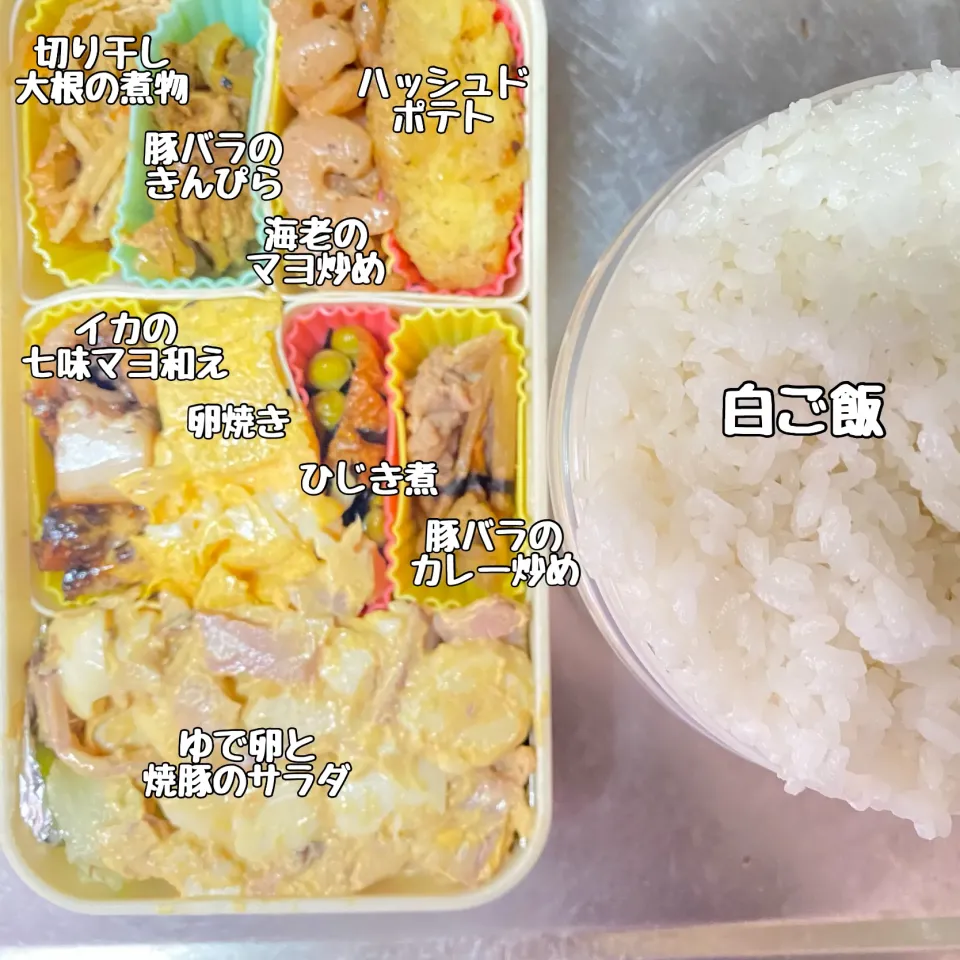 Snapdishの料理写真:今日のお弁当|wakamuさん