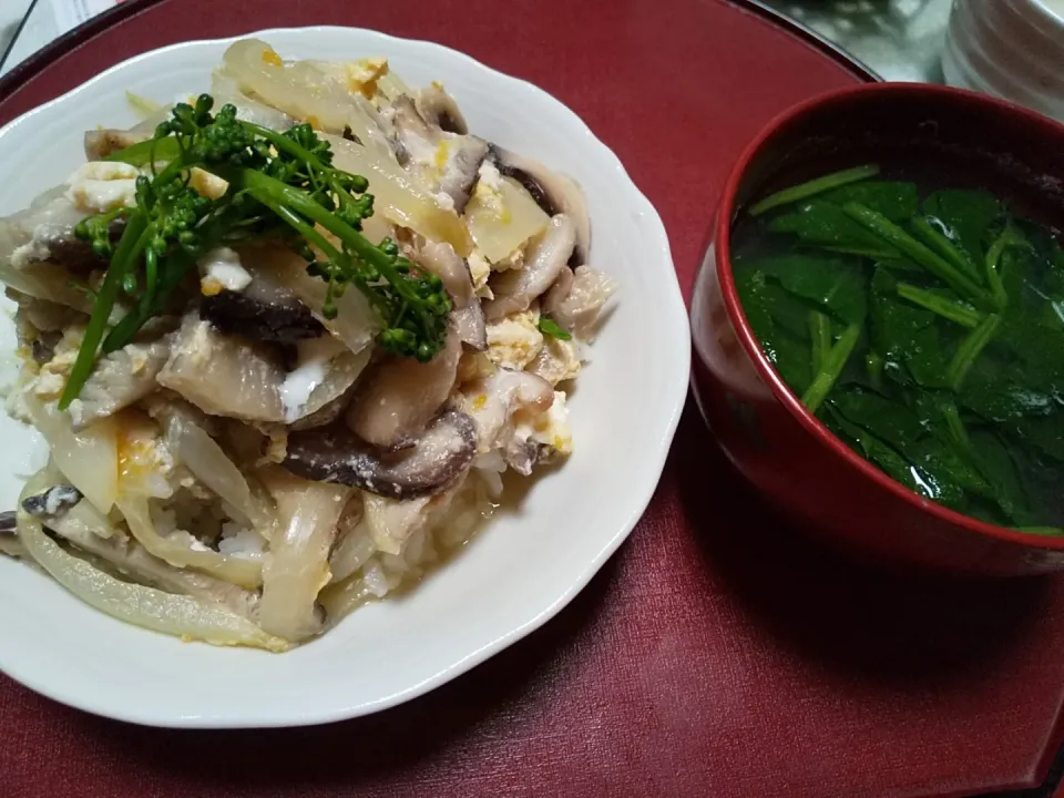 玉子丼椎茸入り|由紀子さん