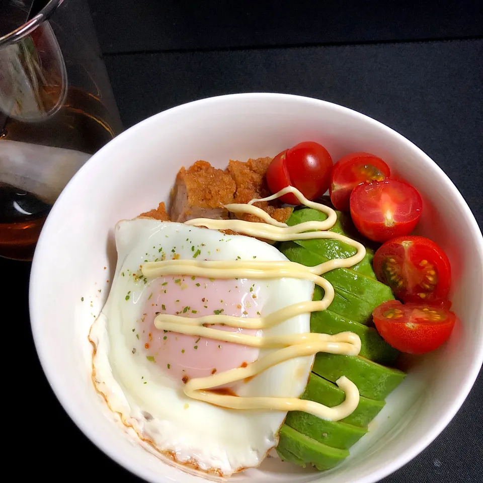 19:19 ロコモコ丼？もどき|へれ子さん