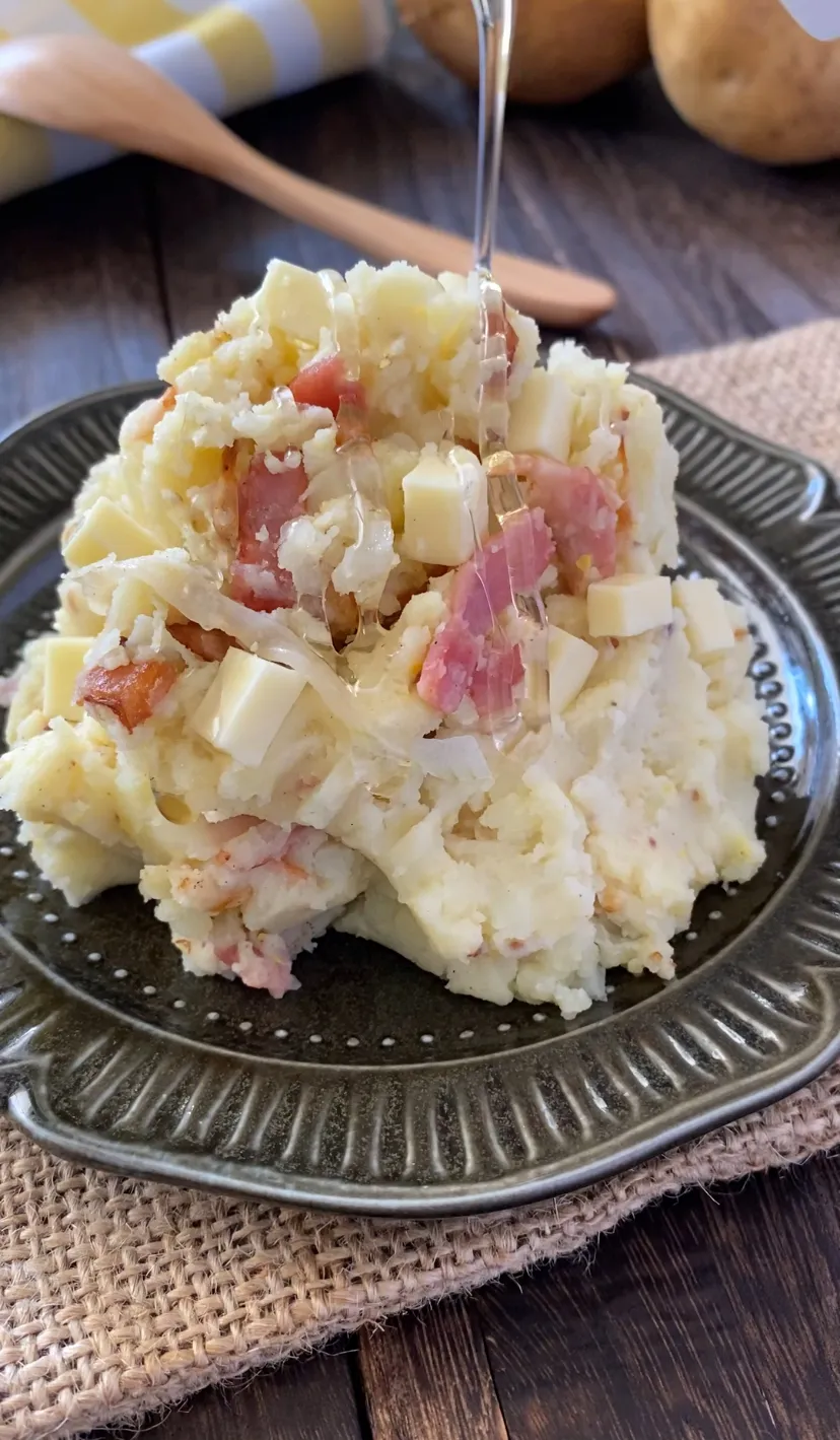 Snapdishの料理写真:おつまみポテトサラダ(ハニーマスタードチーズ)|ちぐあささん