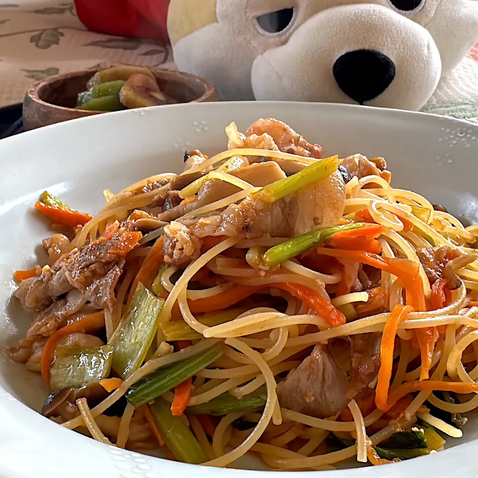 トマトソースパスタ|くまちゃんさん