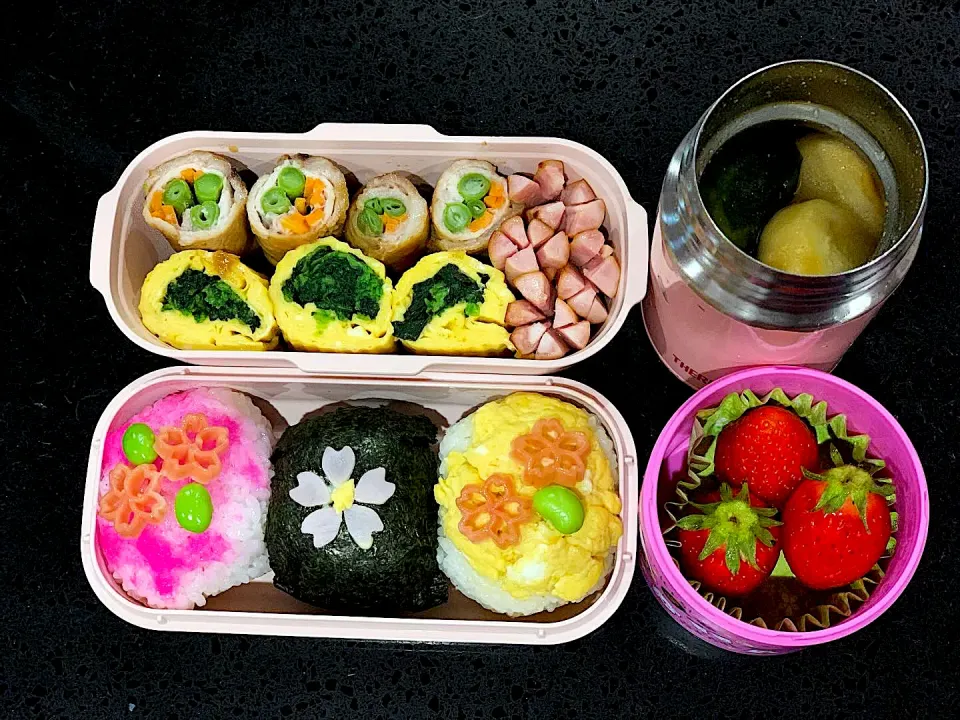 旦那さんお花見弁当|usapinkさん