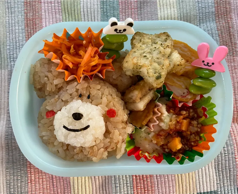 小学校🏫お弁当　4月11日　くま弁当|ひろこさん