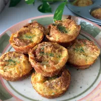 Snapdishの料理写真:チーズマッシュポテトマフィン
Cheesy Leftover Mashed Potato Muffins