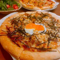 Snapdishの料理写真:牛丼ピザ🍕|あっちゃんさん