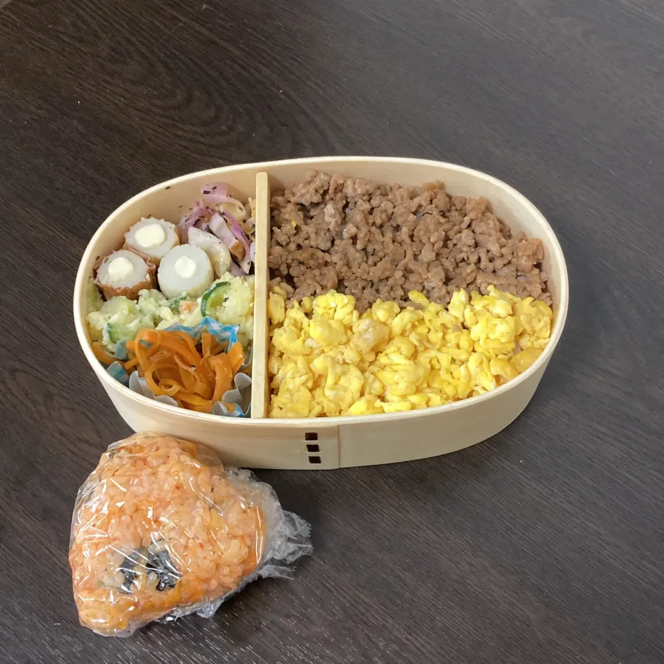 二色そぼろ弁当 チュモッパもどき|とてぃおさん