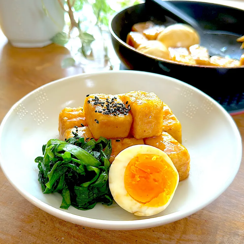 高野豆腐でトンポーロー🐷🐷🐷風|くまちゃんさん