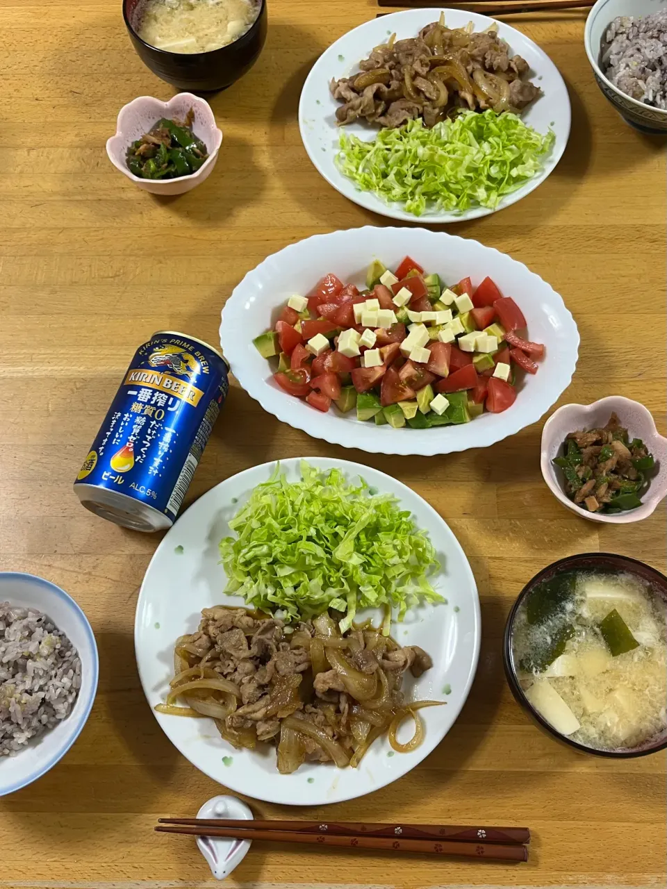 Snapdishの料理写真:夕飯🎵豚肉の甘辛炒め|kiyominさん