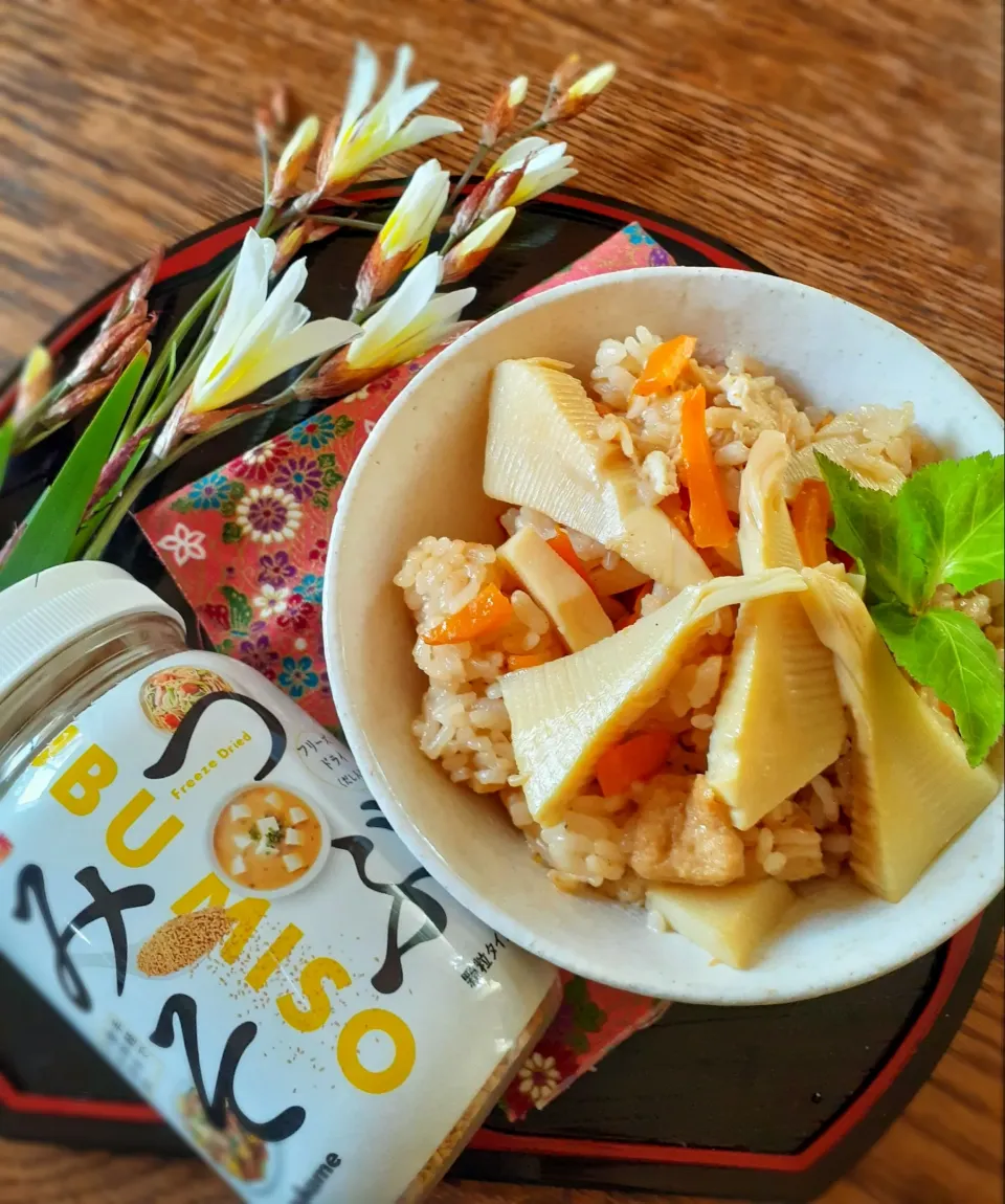 つぶみそで筍ご飯～🎶|fumfumさん