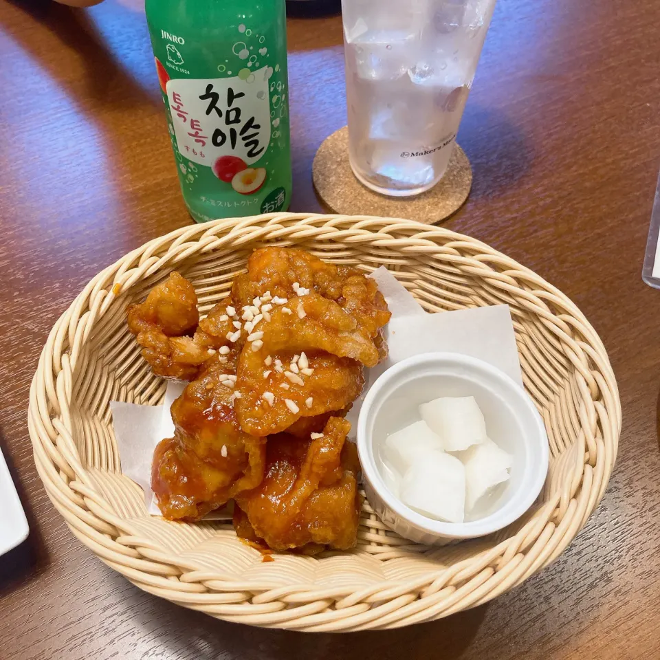 ヤンニョムチキンとトクトク|ちゃみこさん