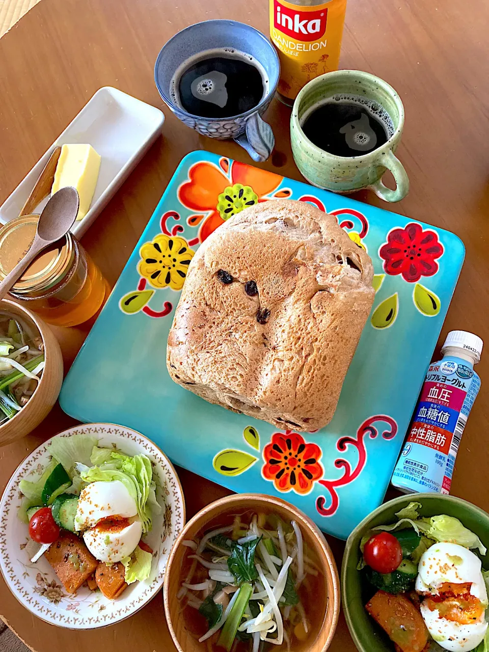 休日の焼きたて朝ゴパン🍞オーガニックレーズン黒糖シナモン4/13|さくたえさん