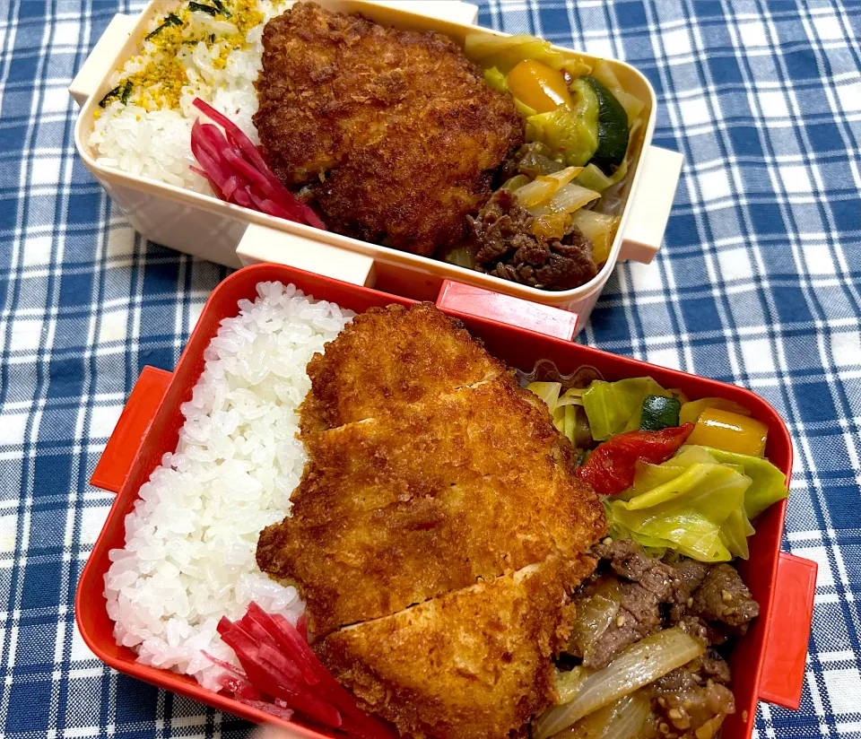 Snapdishの料理写真:チキンカツ弁当|kiusoudaiさん