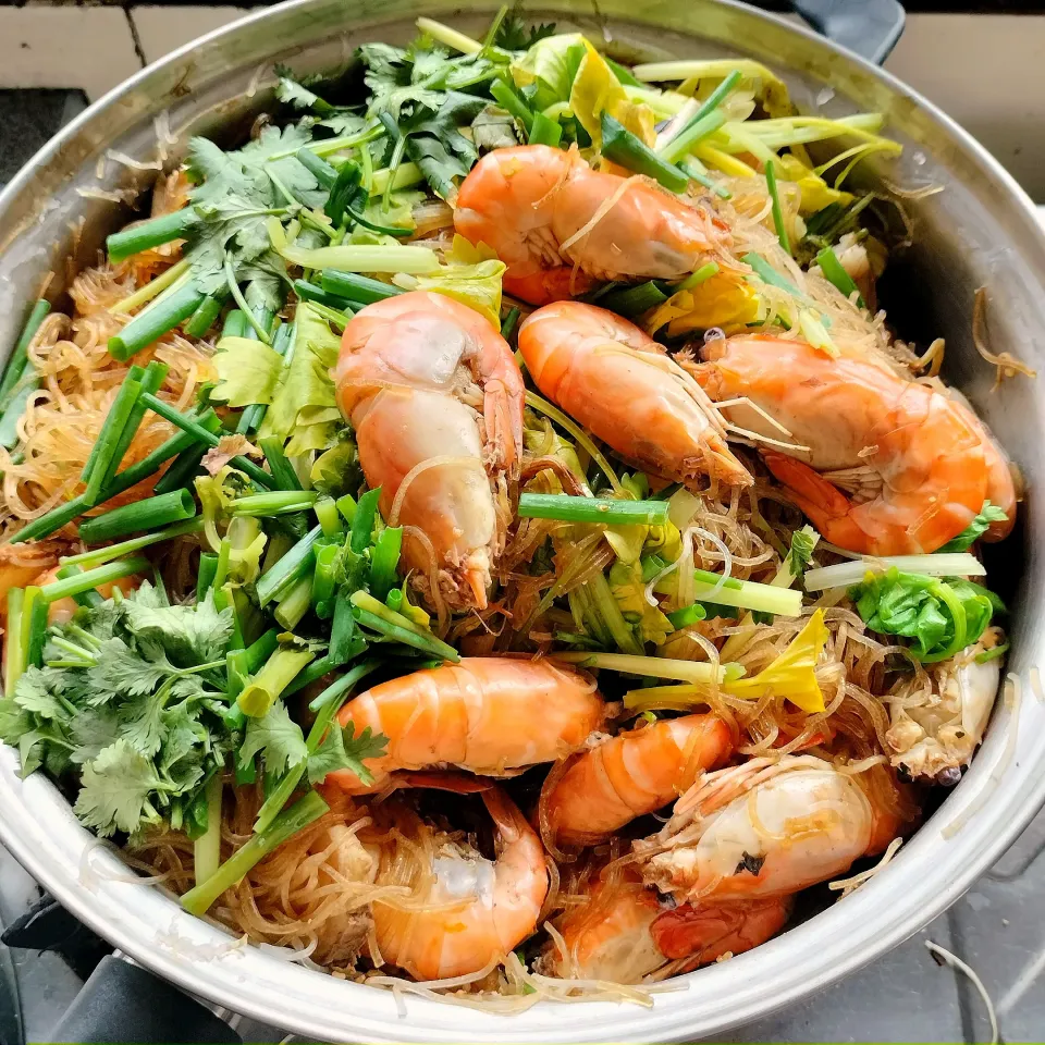 Baked shrimp and glass noodles|Boomerangさん