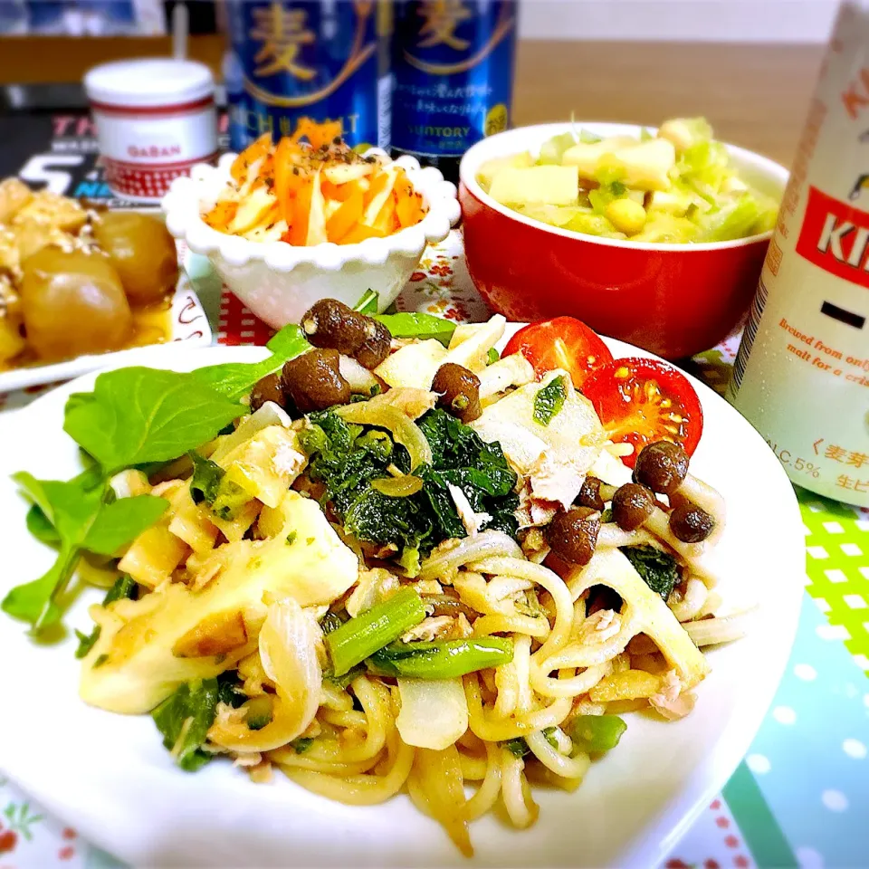 Snapdishの料理写真:春が旬の味噌パスタ。|tonaさん