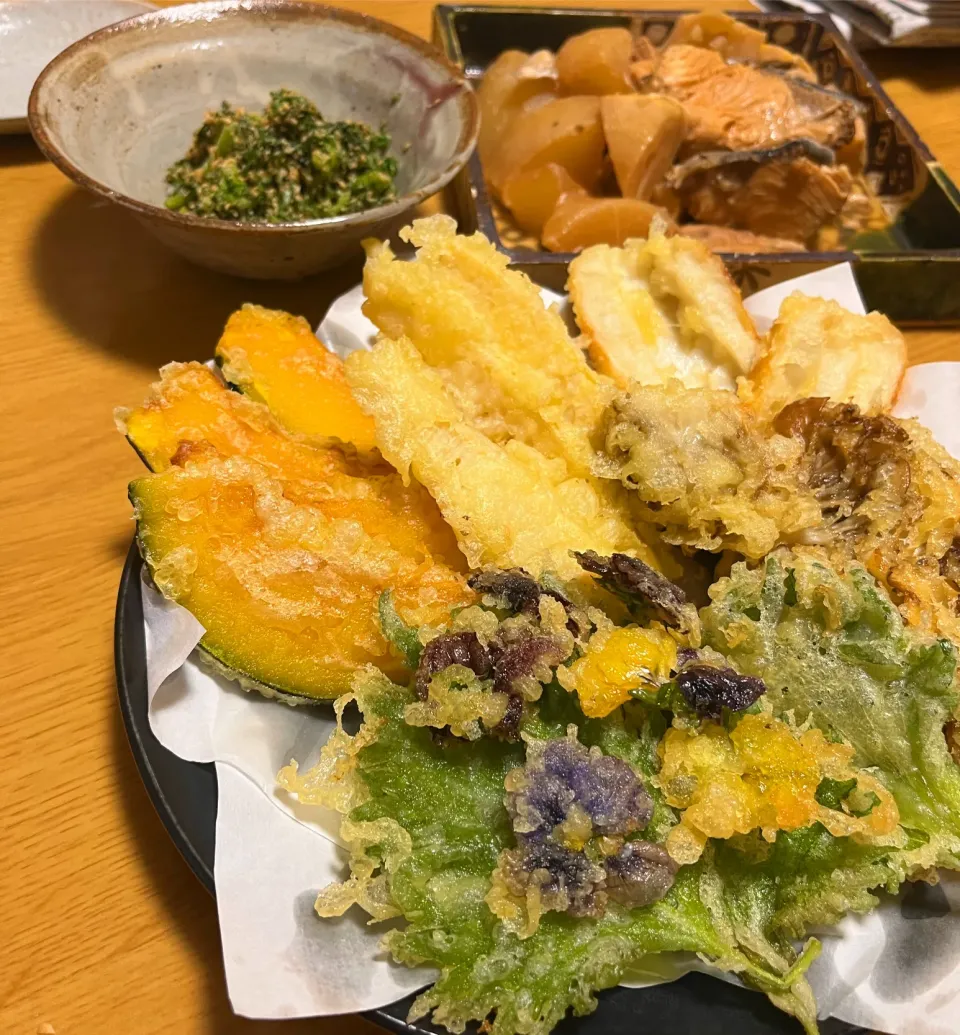 Snapdishの料理写真:春の天ぷら|Happiness kitchen〜お花と美味しいもの〜さん