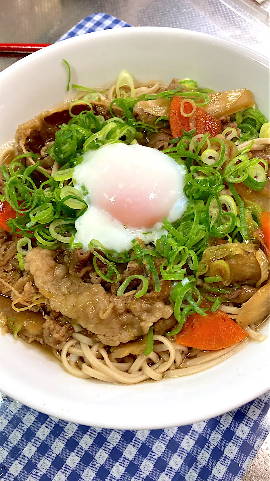 吉野家牛丼アレンジ　肉蕎麦|じゅん🎶さん