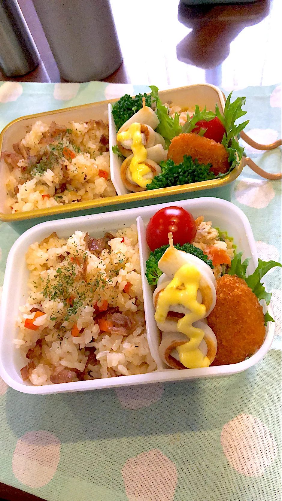 2024.4.15  ＊今日のお弁当＊炒飯♪|rinrin*mama*さん