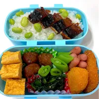 Snapdishの料理写真:中学生弁当💕|Michiko Okamotoさん