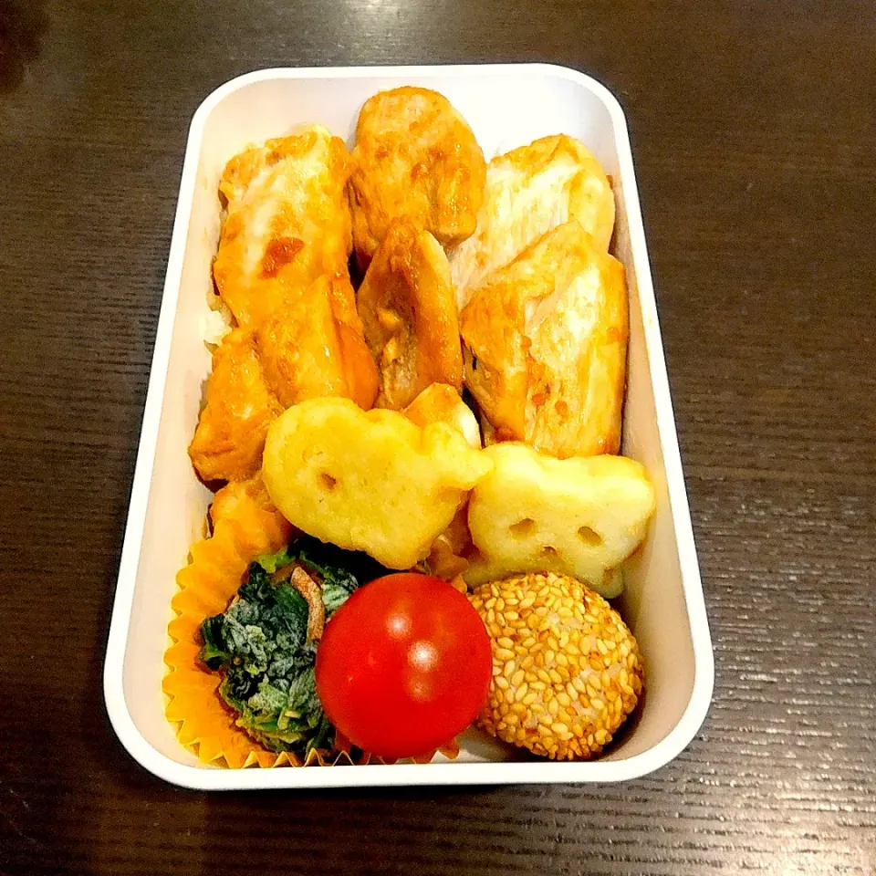 Snapdishの料理写真:鶏胸照焼弁当🍱|Rieさん