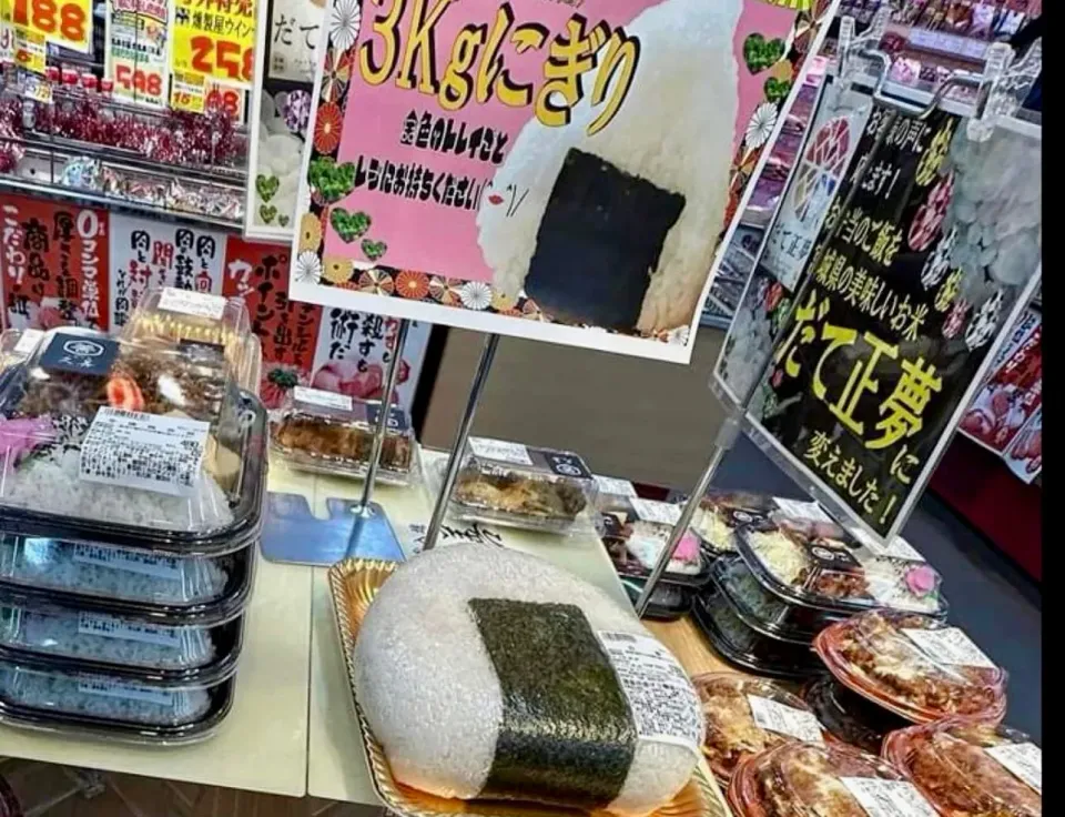 3kg Onigiri 😮|BentoFoxさん