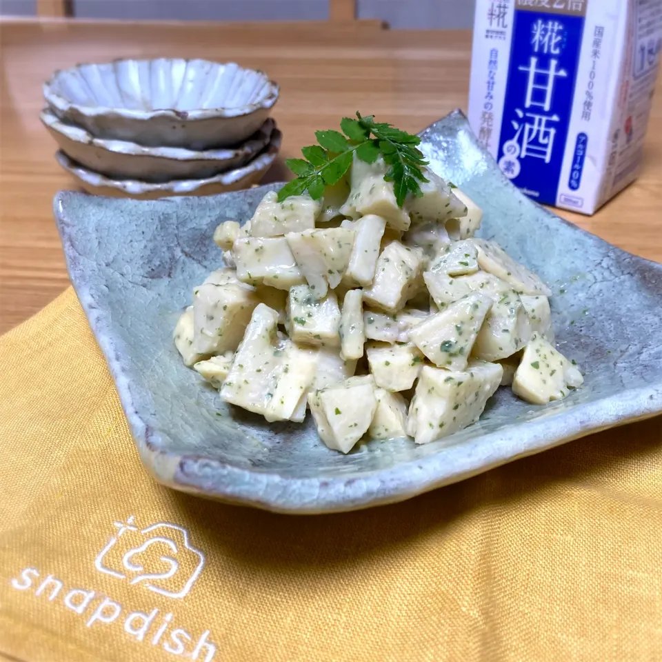 自家製白味噌と甘酒の素で、筍の木の芽和え😊|sakurakoさん