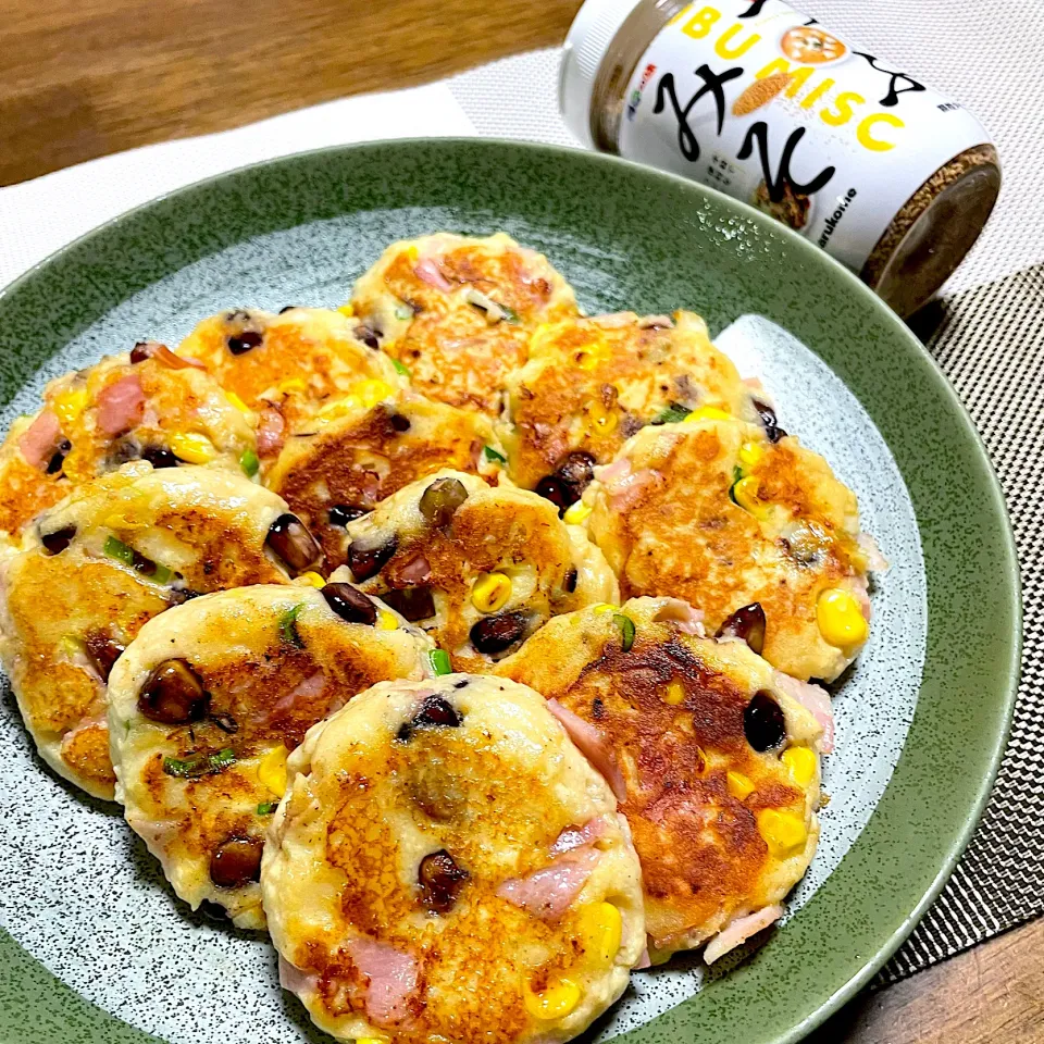 はんぺんと豆腐のふわふわ焼き♪つぶみそバター味|ひだまり農園さん