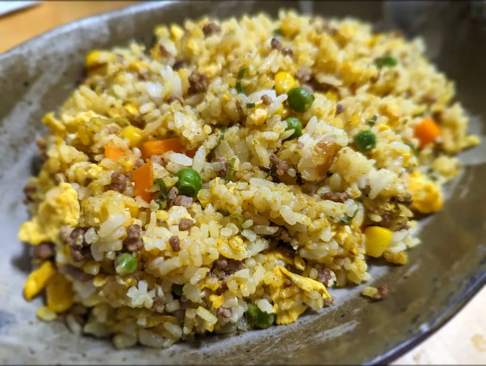 粒味噌入りカレー炒飯|chiaraさん