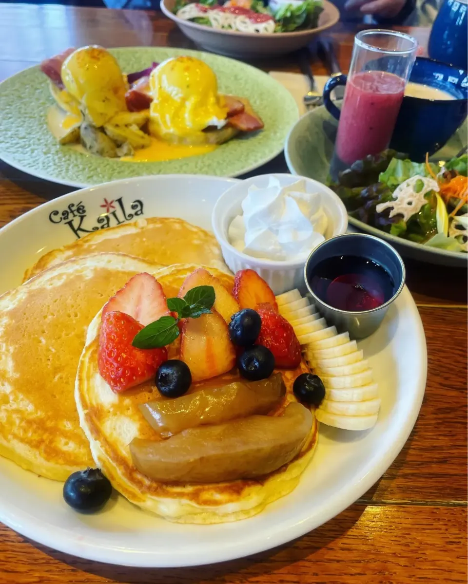 カフェ・カイラのパンケーキ|めんちゃんさん