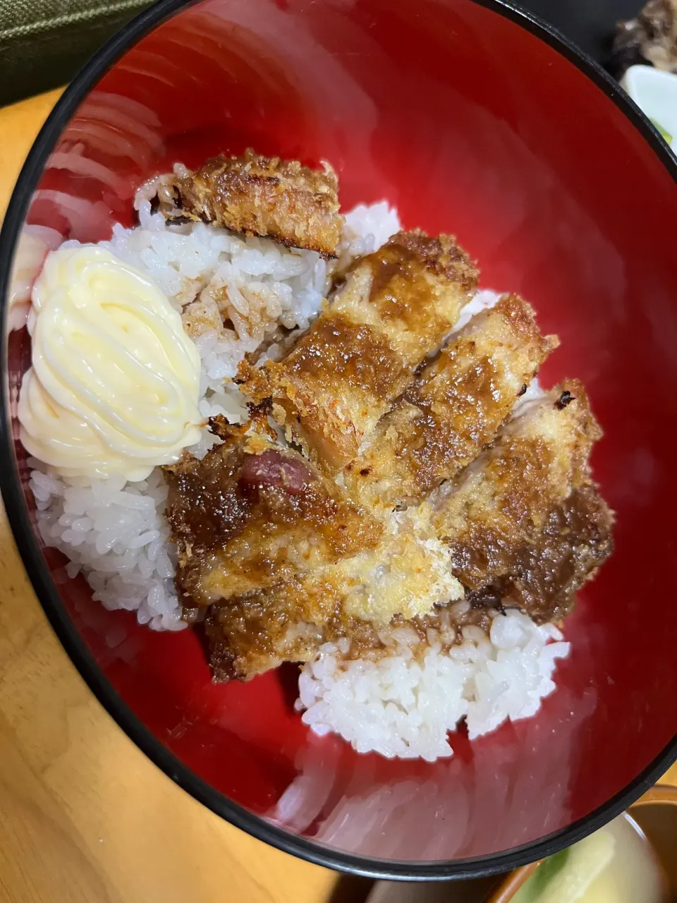 今日の晩御飯のカツ丼✨|モモ&ハーブmama🐰🐹🐢🐠❤️さん