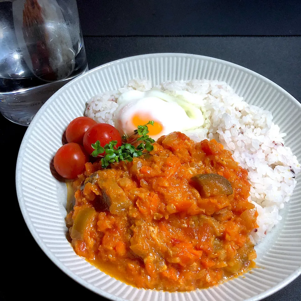 20:14 新玉ねぎでカレー|へれ子さん